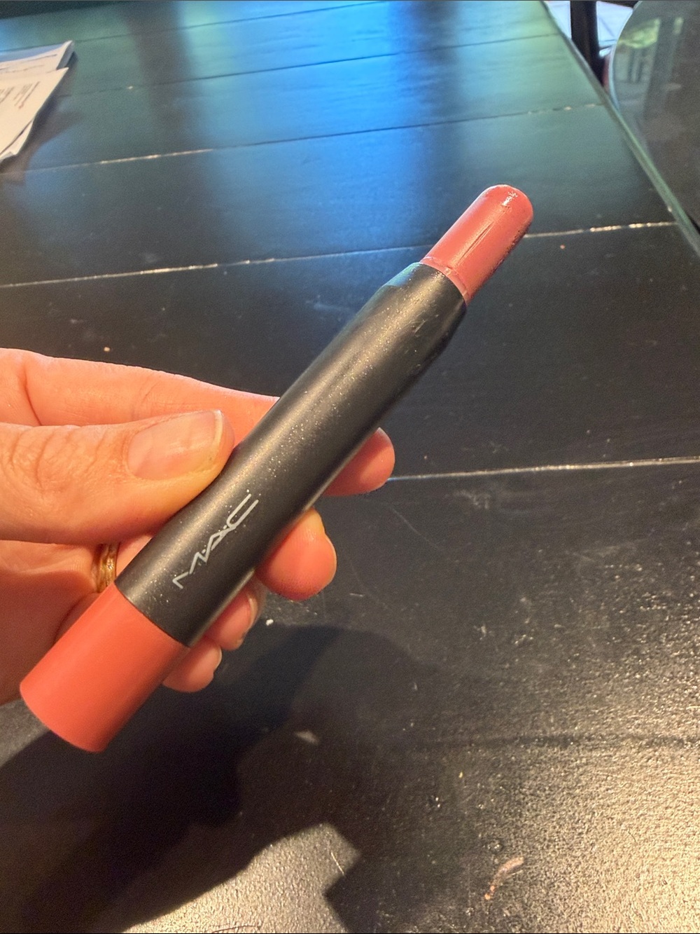 MAC Cosmetics Velvet Lip Crayon - Peachy Coral